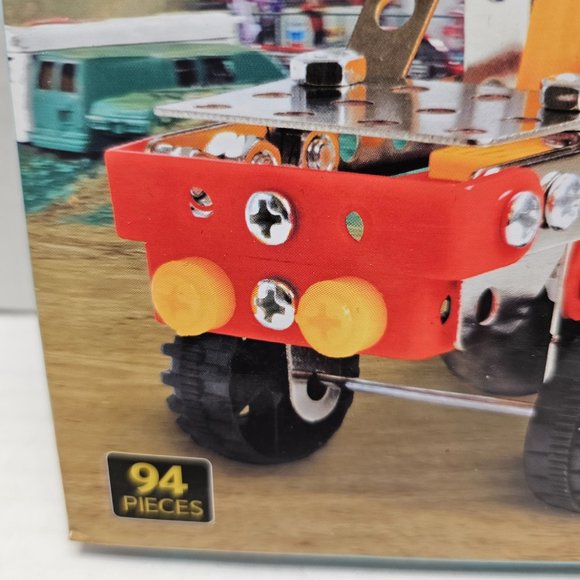 New Monster Truck Construction Set #6269 Stainless Steel 94pcs Pullback Motor - Picture 5 of 13